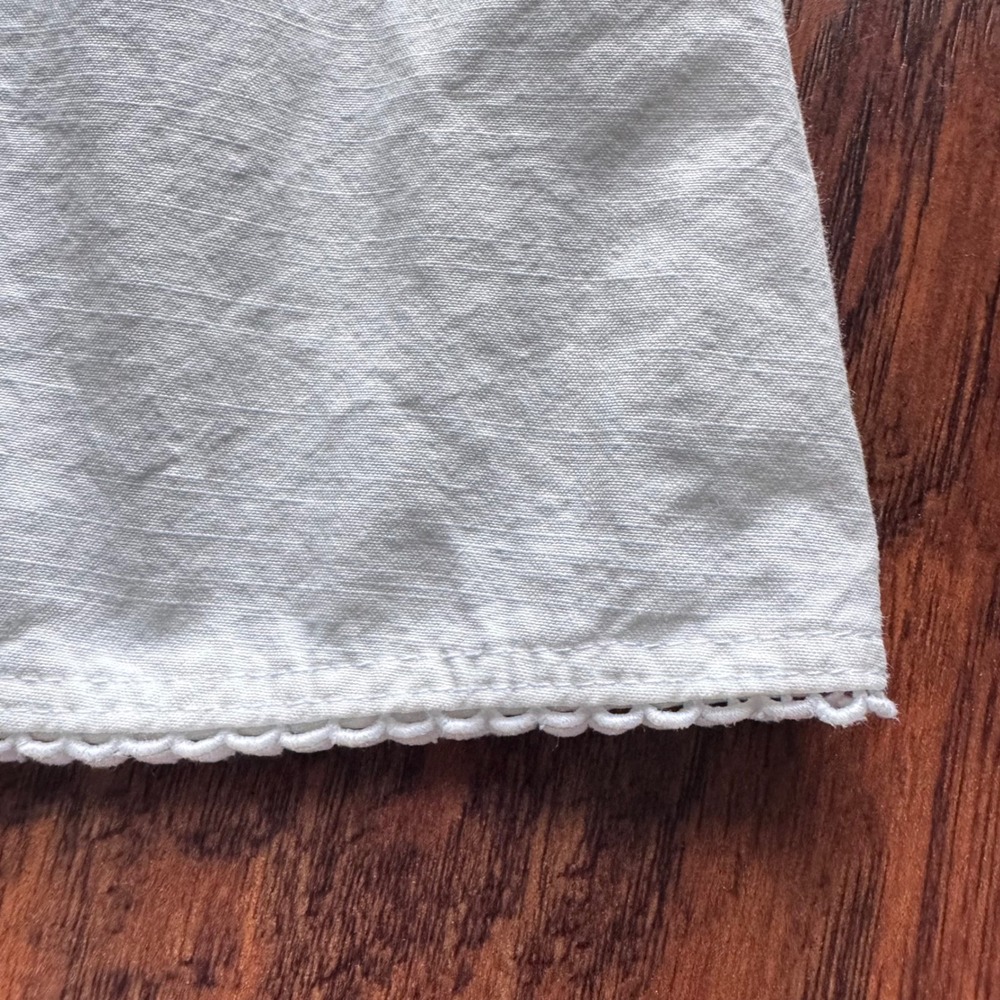 Rudy Jude Cafe Midi Skirt White Organic Cotton Pockets Sz XS Quiet Luxury - Picture 11 of 16